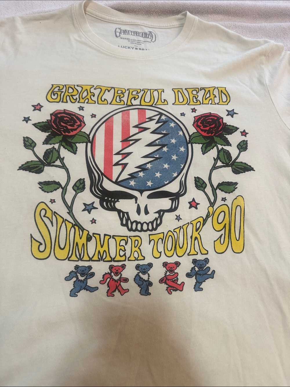 Grateful Dead Summer Tour '90 Graphic Tee - Picture 2 of 5